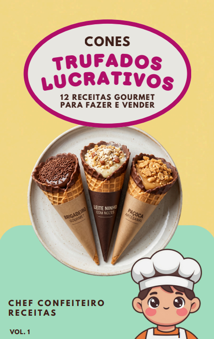 Capa do e-book Cones Trufados Lucrativos